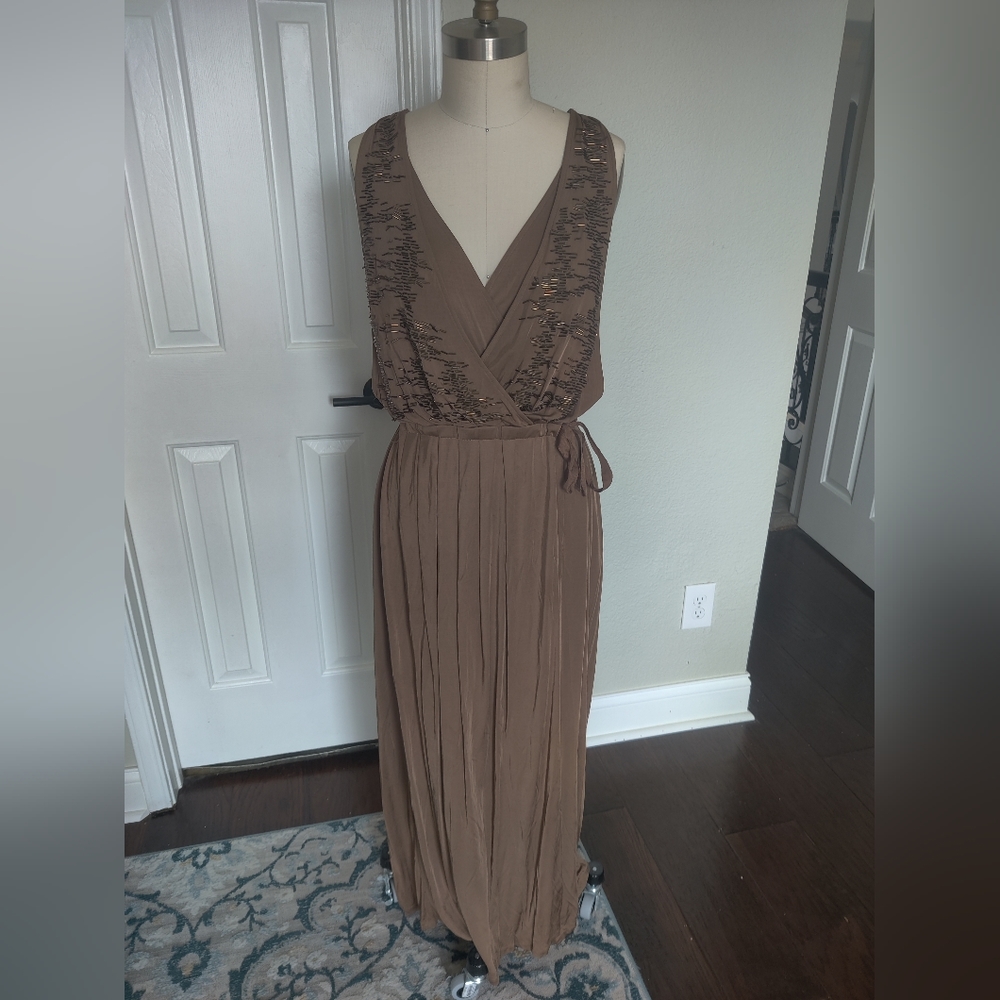 Beaded Maxi Dress